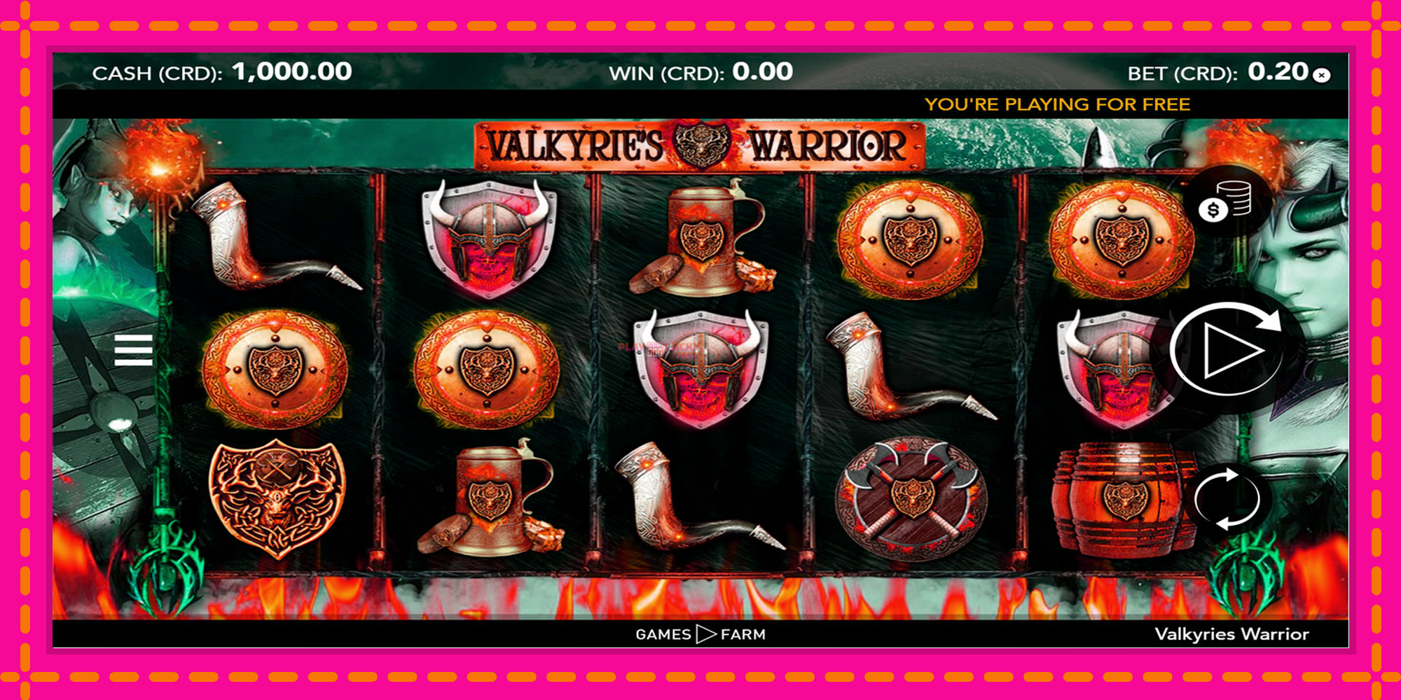 Безплатна игра в Valkyries Warrior без регистрация, картина 1