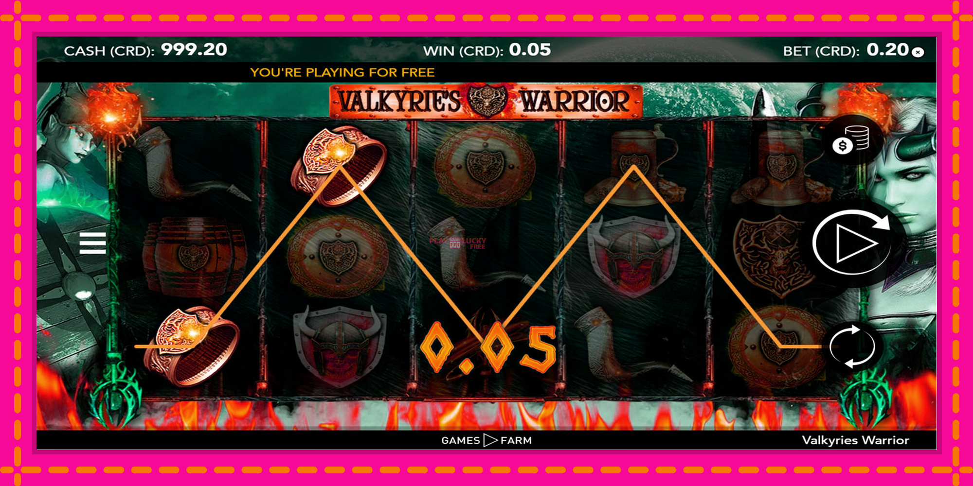 Безплатна игра в Valkyries Warrior без регистрация, картина 2