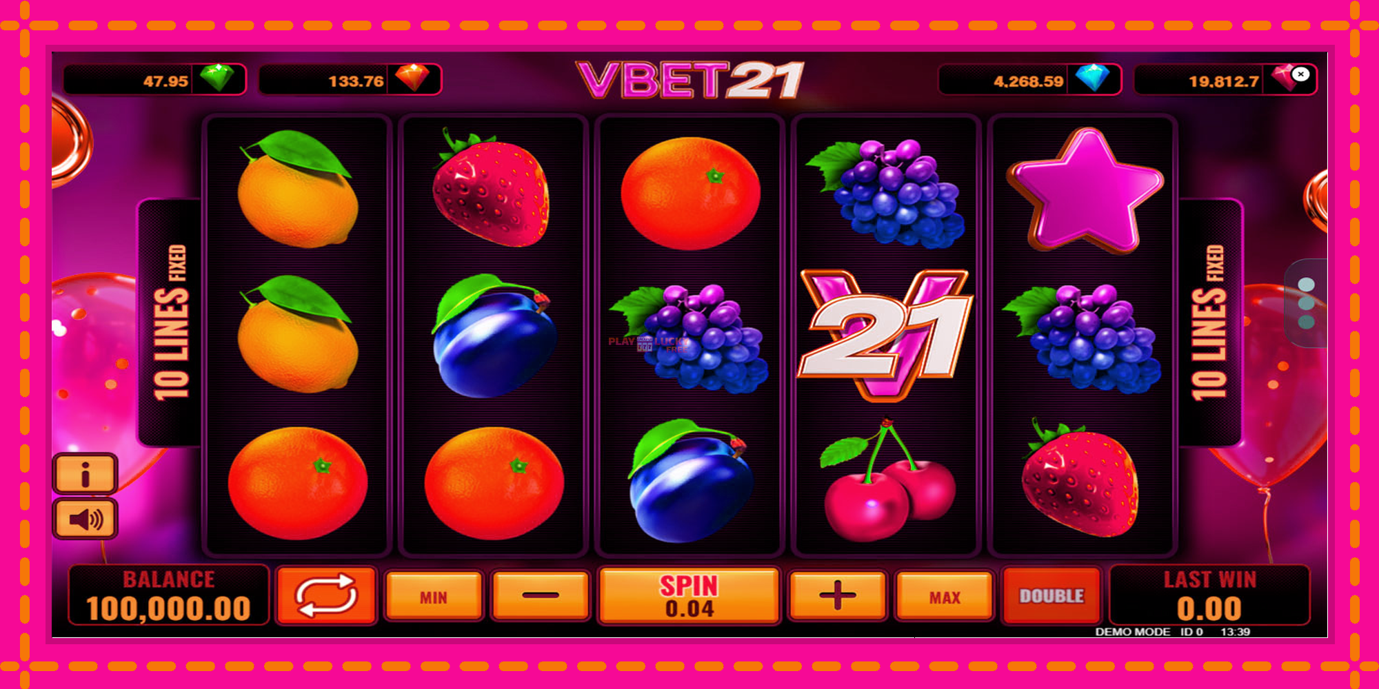 Безплатна игра в Vbet 21 без регистрация, картина 1