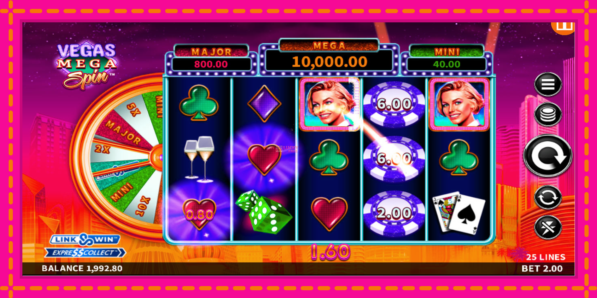 Безплатна игра в Vegas Mega Spin без регистрация, картина 3