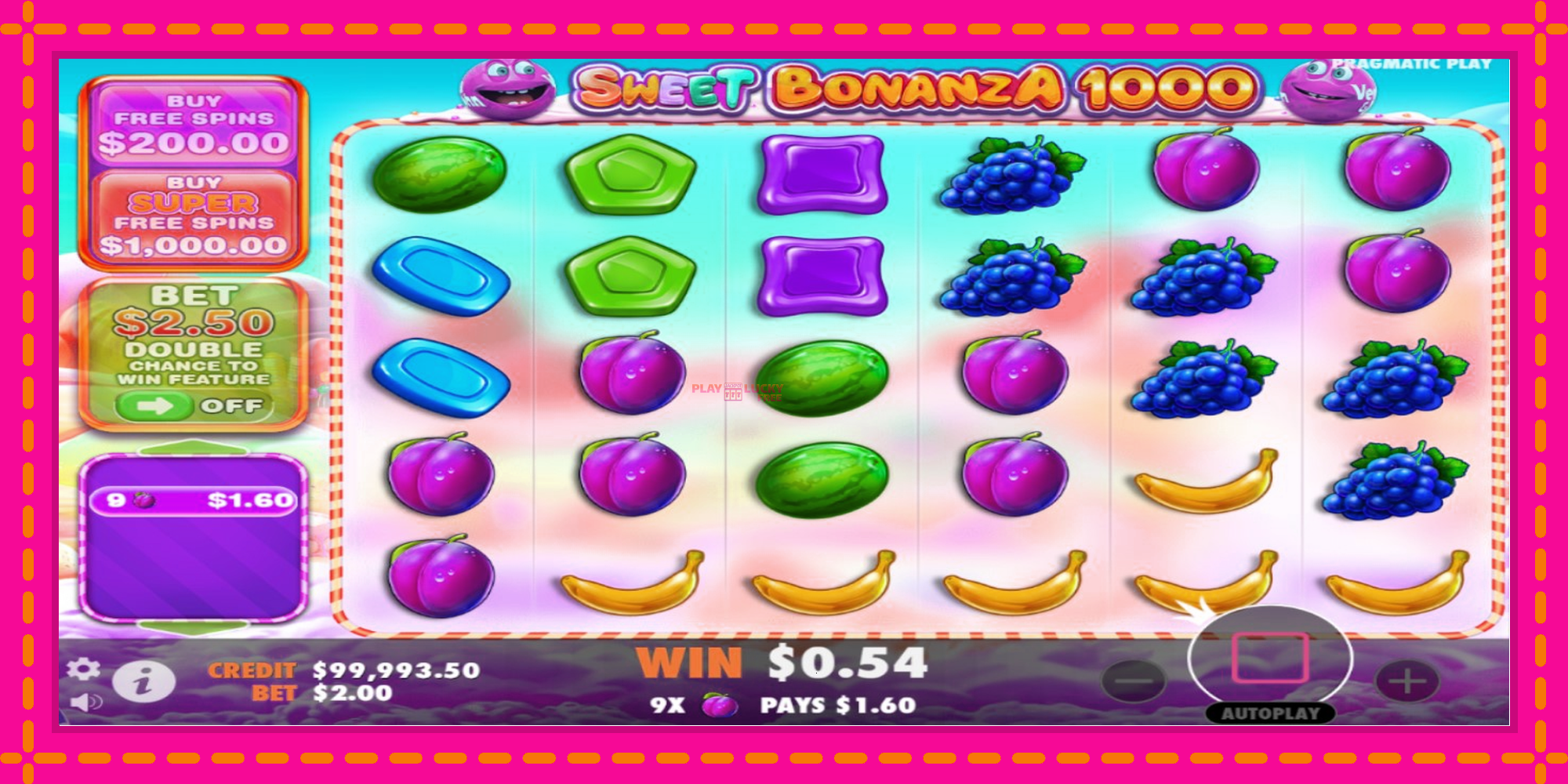 Безплатна игра в Vera & John Sweet Bonanza 1000 без регистрация, картина 2