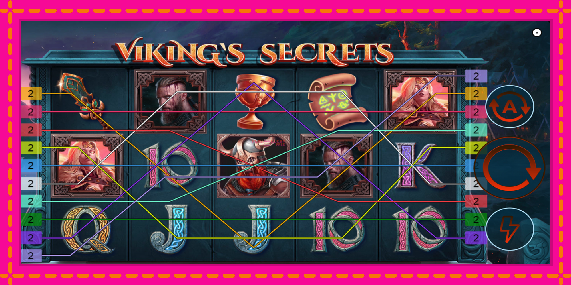 Безплатна игра в Vikings Secrets без регистрация, картина 2