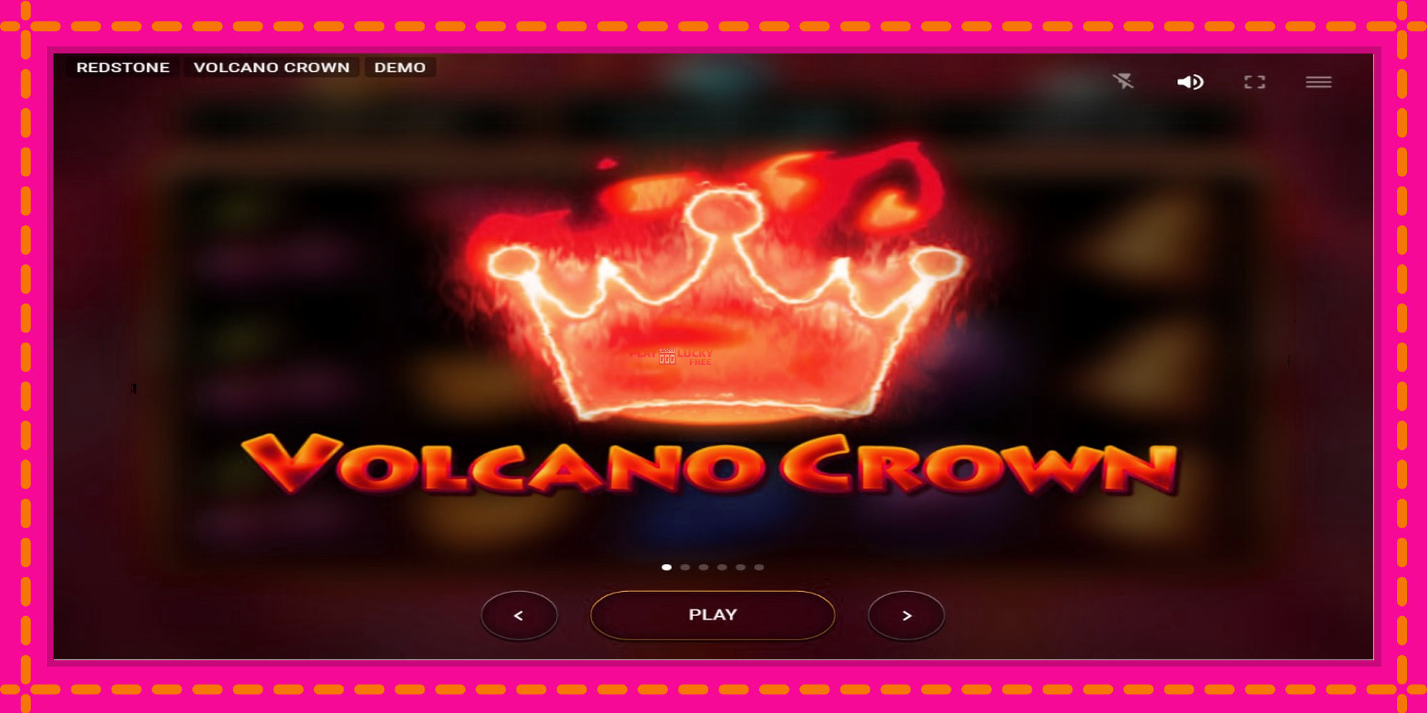 Безплатна игра в Volcano Crown без регистрация, картина 1