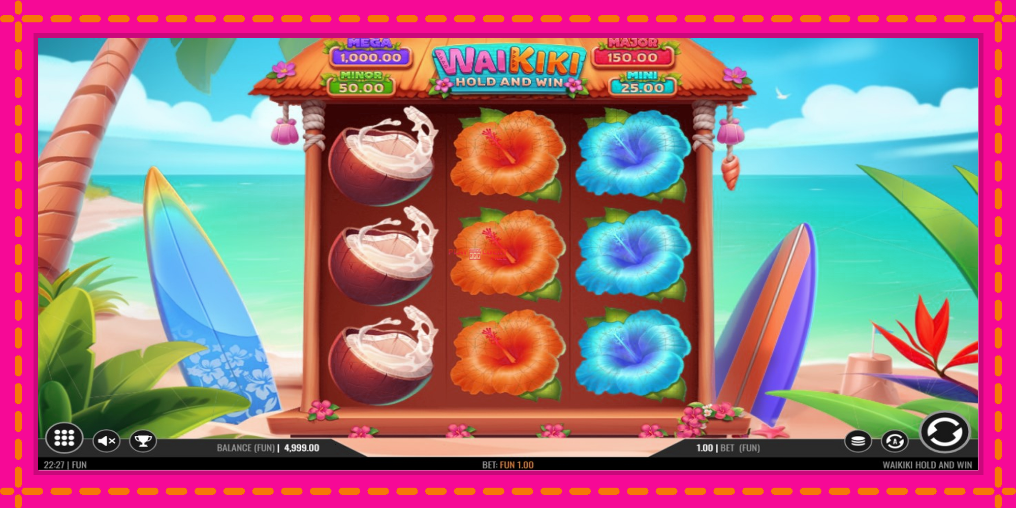 Безплатна игра в Waikiki Hold and Win без регистрация, картина 2