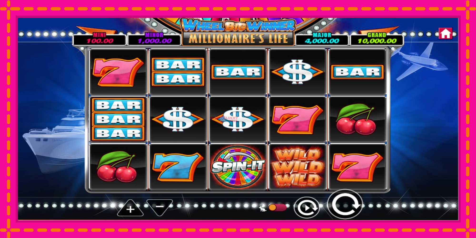 Безплатна игра в Wheel Big Winner Millionaires Life без регистрация, картина 2