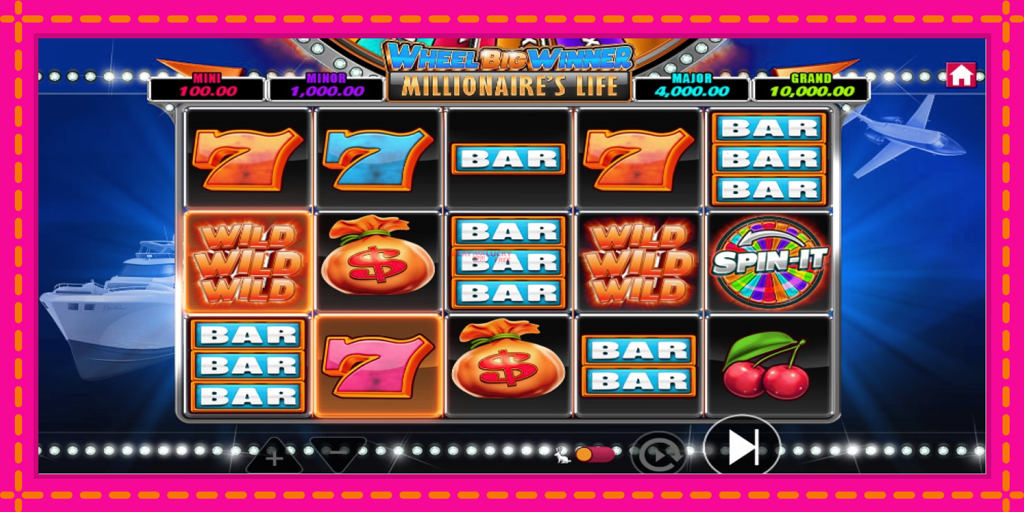 Безплатна игра в Wheel Big Winner Millionaires Life без регистрация, картина 5