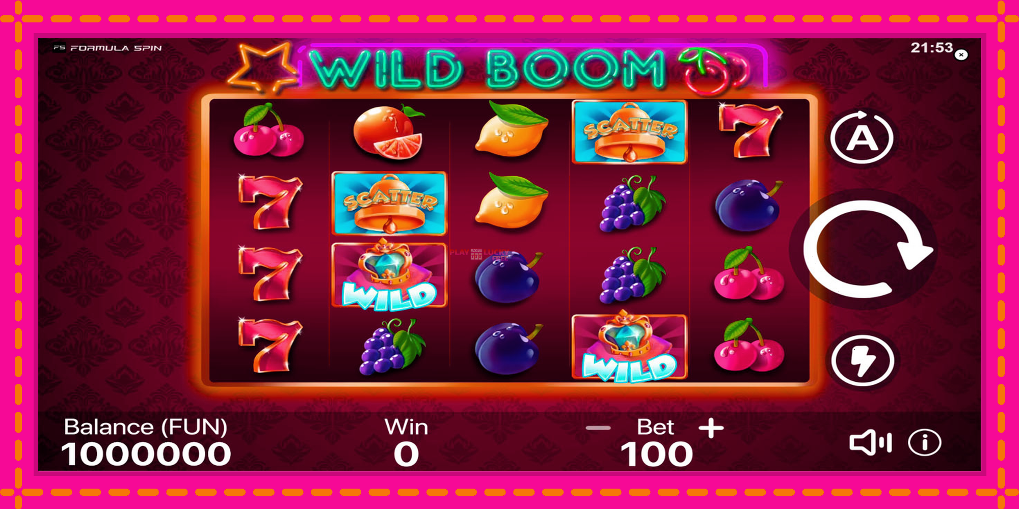 Безплатна игра в Wild Boom без регистрация, картина 1