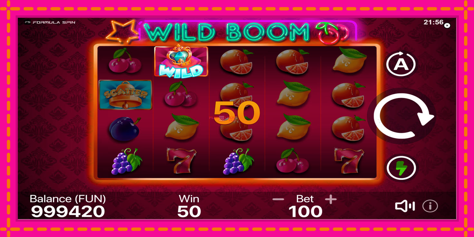 Безплатна игра в Wild Boom без регистрация, картина 5