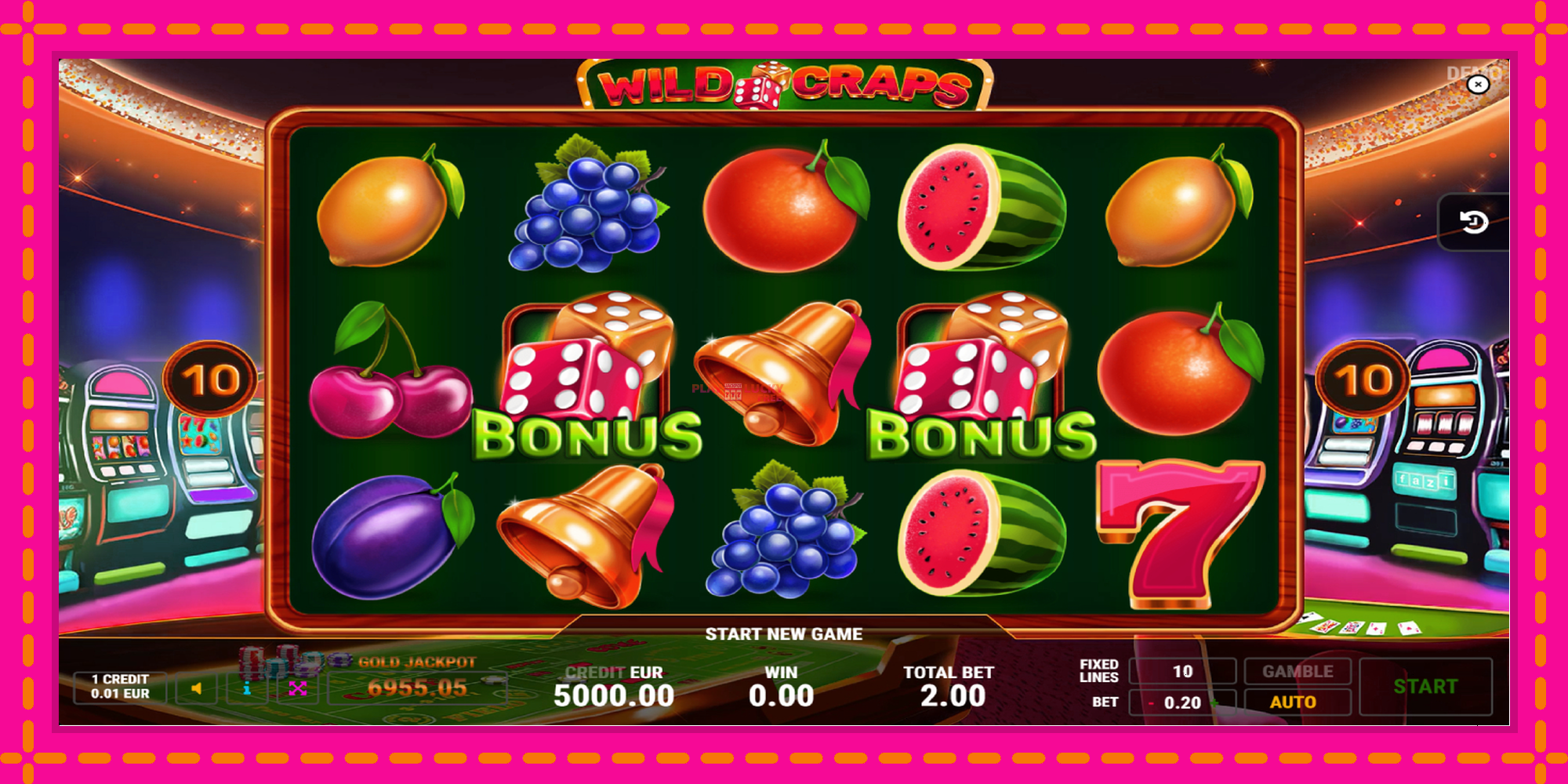 Безплатна игра в Wild Craps без регистрация, картина 1