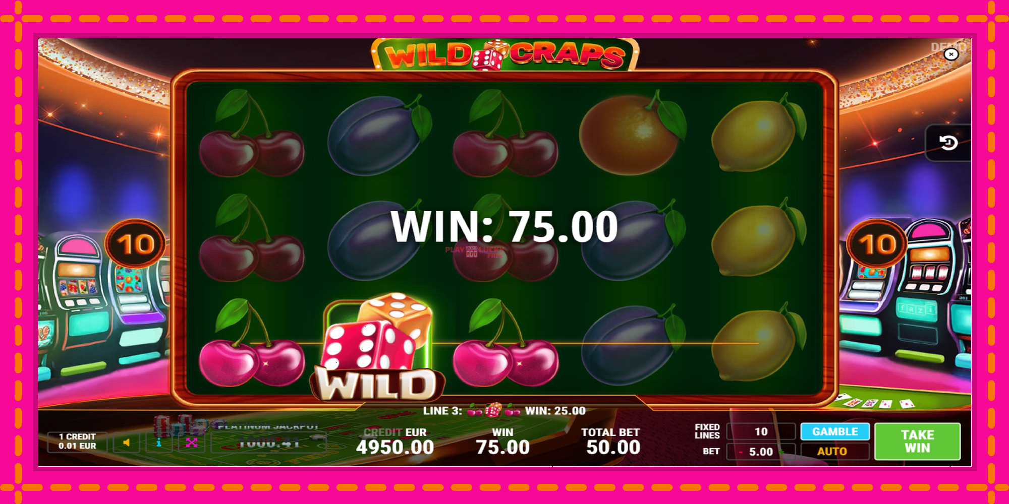 Безплатна игра в Wild Craps без регистрация, картина 2