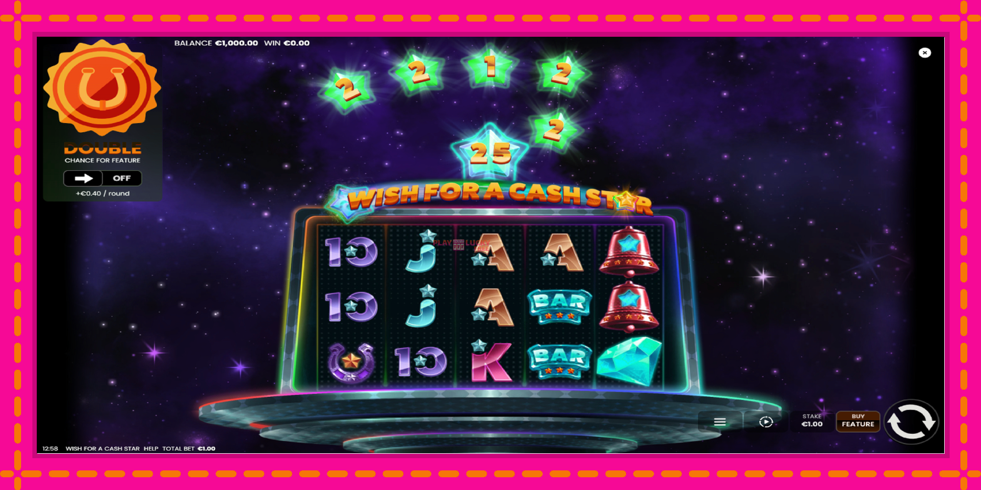 Безплатна игра в Wish for a Cash Star без регистрация, картина 2