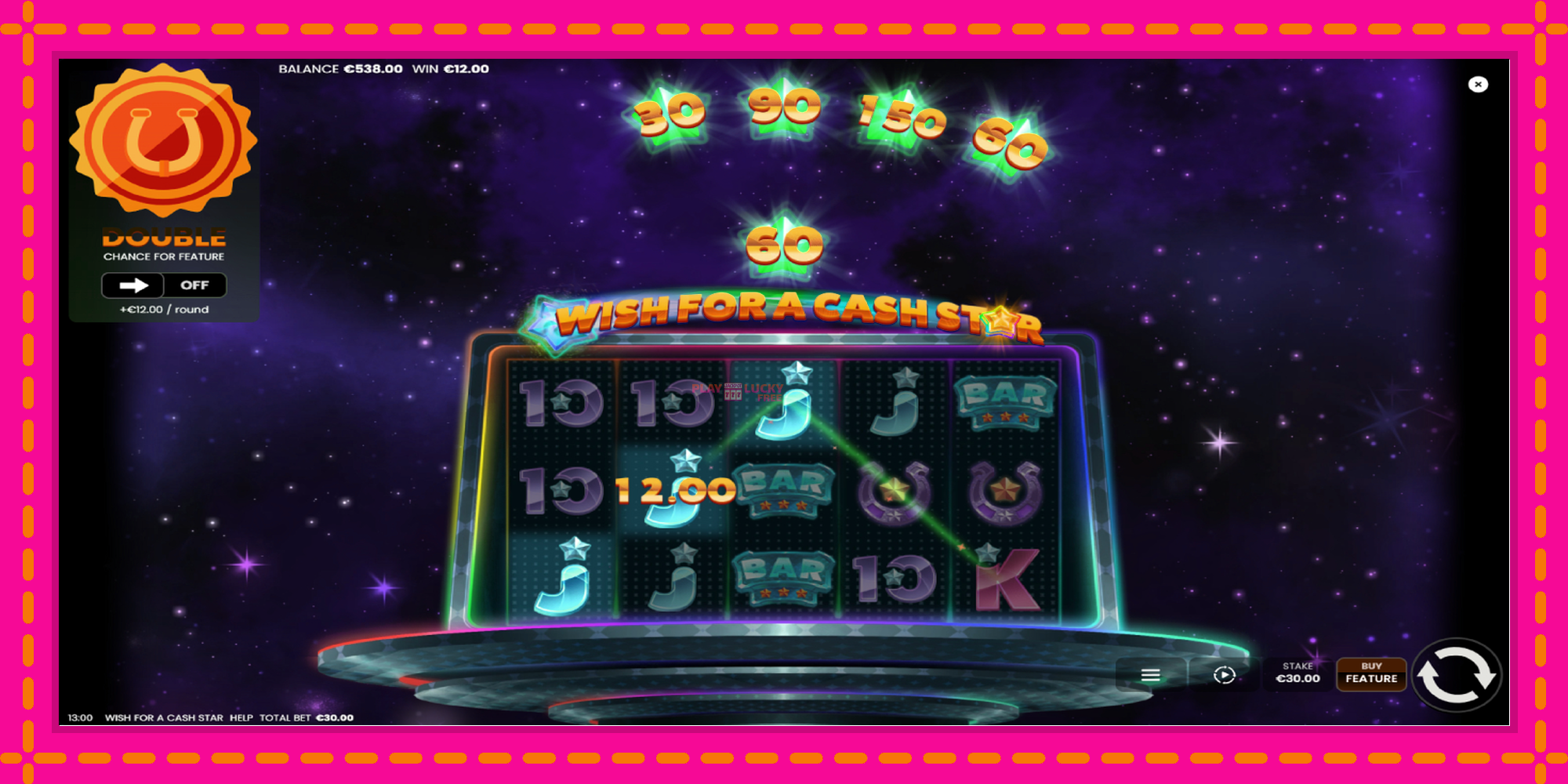 Безплатна игра в Wish for a Cash Star без регистрация, картина 4