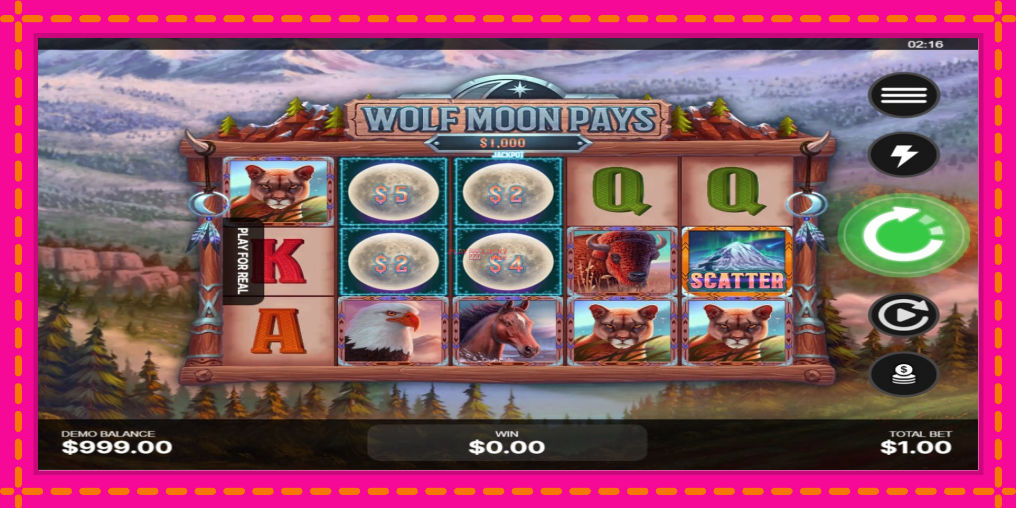 Безплатна игра в Wolf Moon Pays без регистрация, картина 2