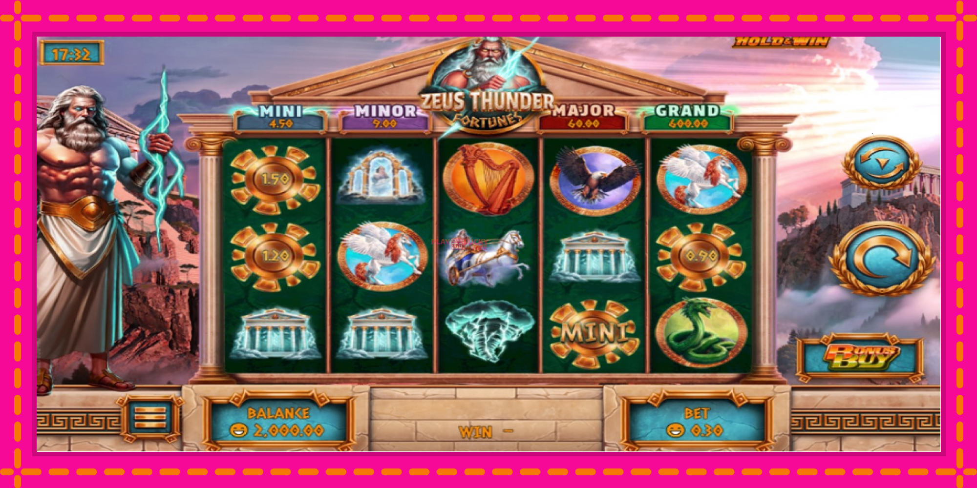 Безплатна игра в Zeus Thunder Fortunes без регистрация, картина 1