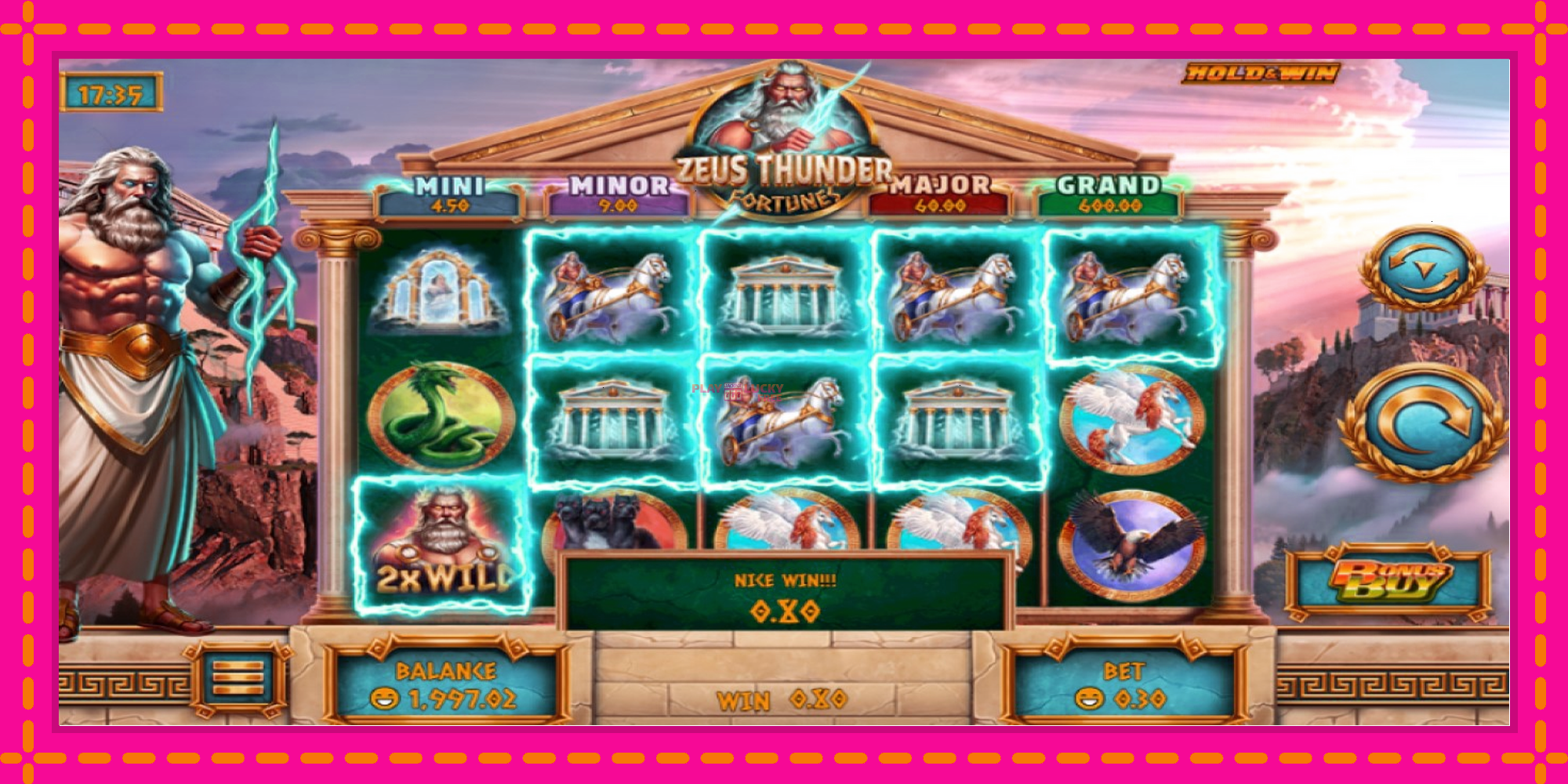 Безплатна игра в Zeus Thunder Fortunes без регистрация, картина 3