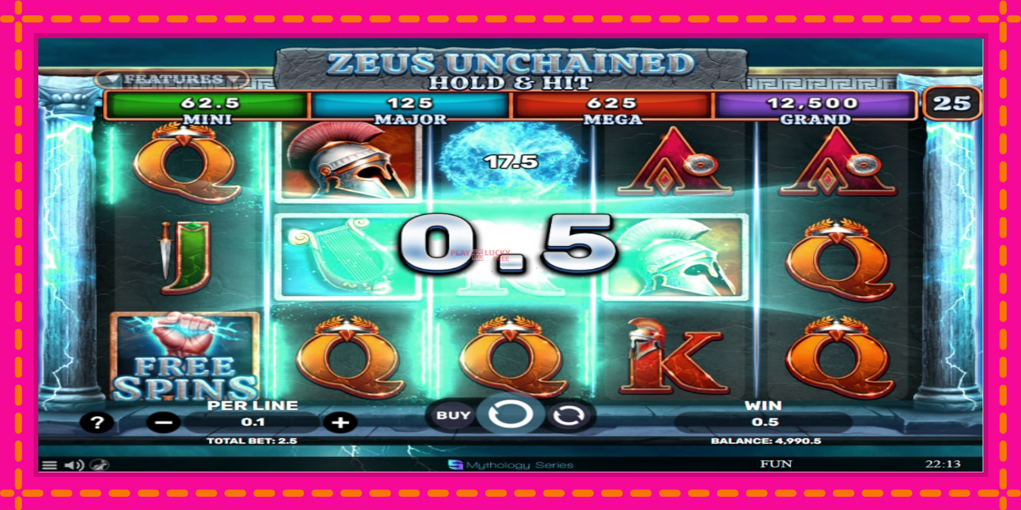 Безплатна игра в Zeus Unchained - Hold & Hit без регистрация, картина 3